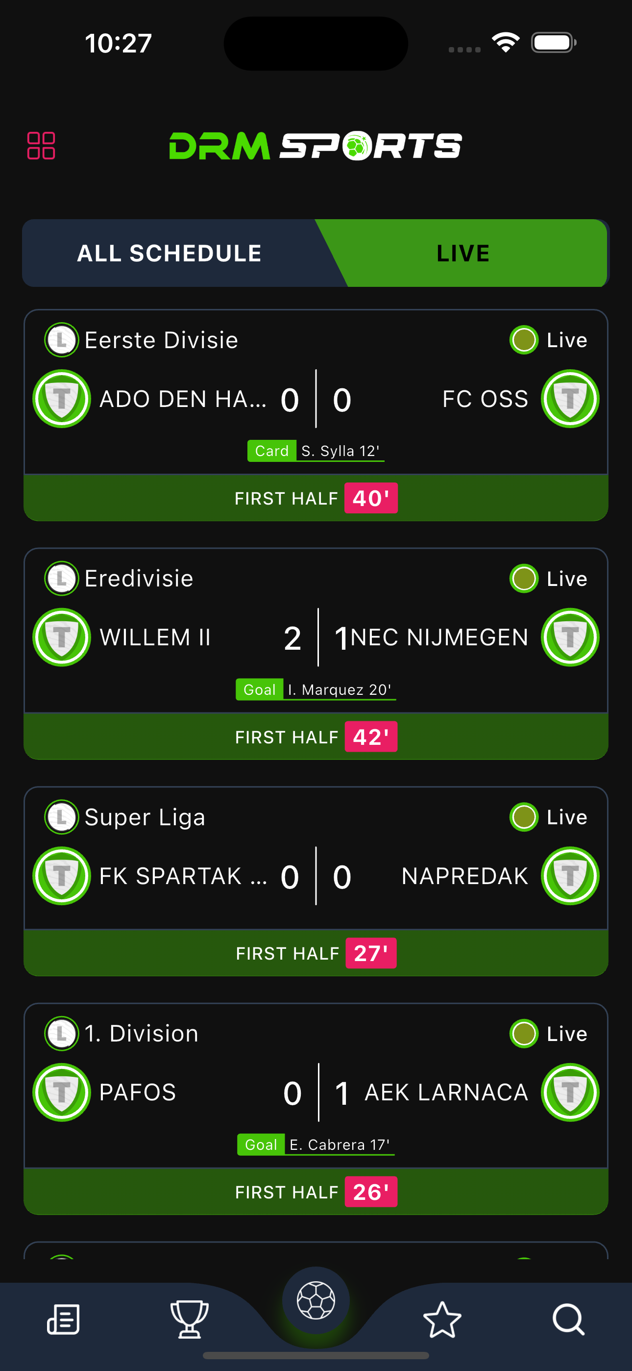 Live Scores